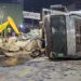 Hamdallaye : un SUV écrasé par un camion après un accident spectaculaire