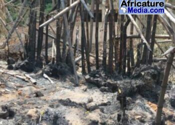 Kindia : le site du Voile de la Mariée partiellement détruit par un incendie