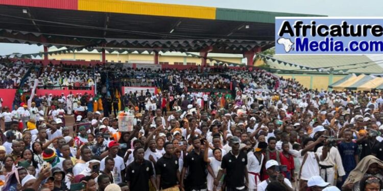 Campagne électotarale: N’Zérékoré; Le GMD mobilise une foule immense pour un meeting géant