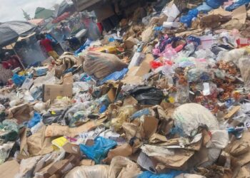 N’zérékoré : l’insalubrité gagne du terrain au grand marché et inquiète les populations