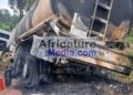 N’zérékoré : un camion-citerne prend feu à Kèlèmènda, aucun blessé enregistré