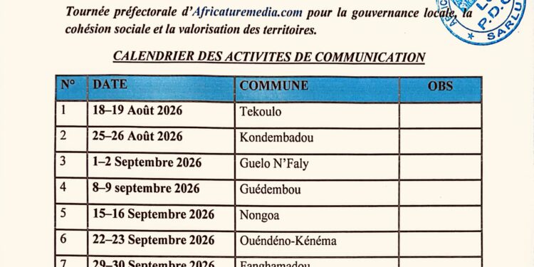 Guéckédou : Africaturemédia.com lance une tournée médiatique au cœur des communes rurales