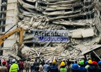 Conakry : un immeuble de cinq étages en construction s’effondre à Hafia 1