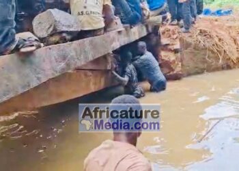 N’Zérékoré : l’effondrement du pont de Tohonyala menace d’isoler la sous-préfecture de Palé