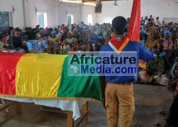 Guéckédou : Une mobilisation exceptionnelle pour les obsèques du Maire Anathin Siafa KAMANO