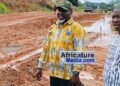 Guéckédou : l’Honorable SAA Gabriel SANDOUNO suit de près l’évolution du chantier de la RN2