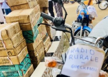 GUÉCKÉDOU : L’AJRADG apporte un soutien matériel à la DPE, à la Radio rurale et à l’AGP